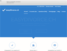 Tablet Screenshot of easydivorce.ch